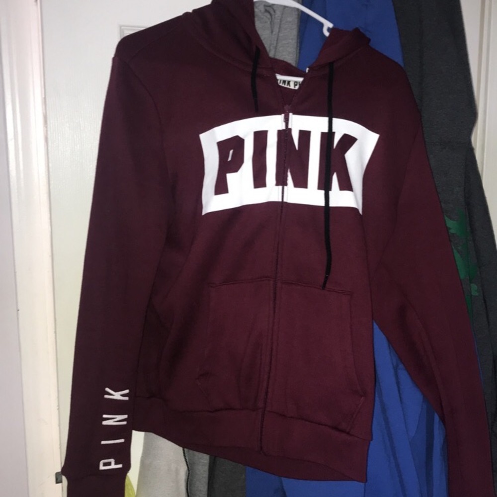 Pink hoodie !!